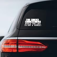 Buy A Vowel Go Fk Yourself Sticker Decal Notebook Car Laptop 6" x 2" White