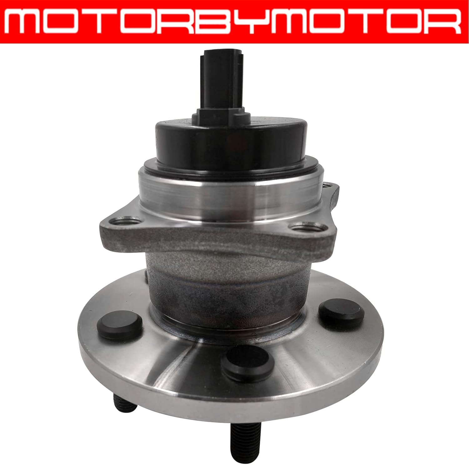 MotorbyMotor 512403 Rear Wheel Bearing and Hub Assembly with ABS 5 Lugs fits for Ponitac Vibe, Toyota Corolla Im Matrix Wheel Hub Assembly