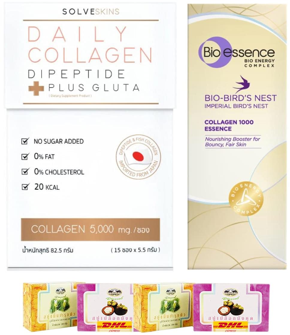 Buy Set A13 Solve Skins Daily Collagen Dipeptide Plus Bio essence Bio
