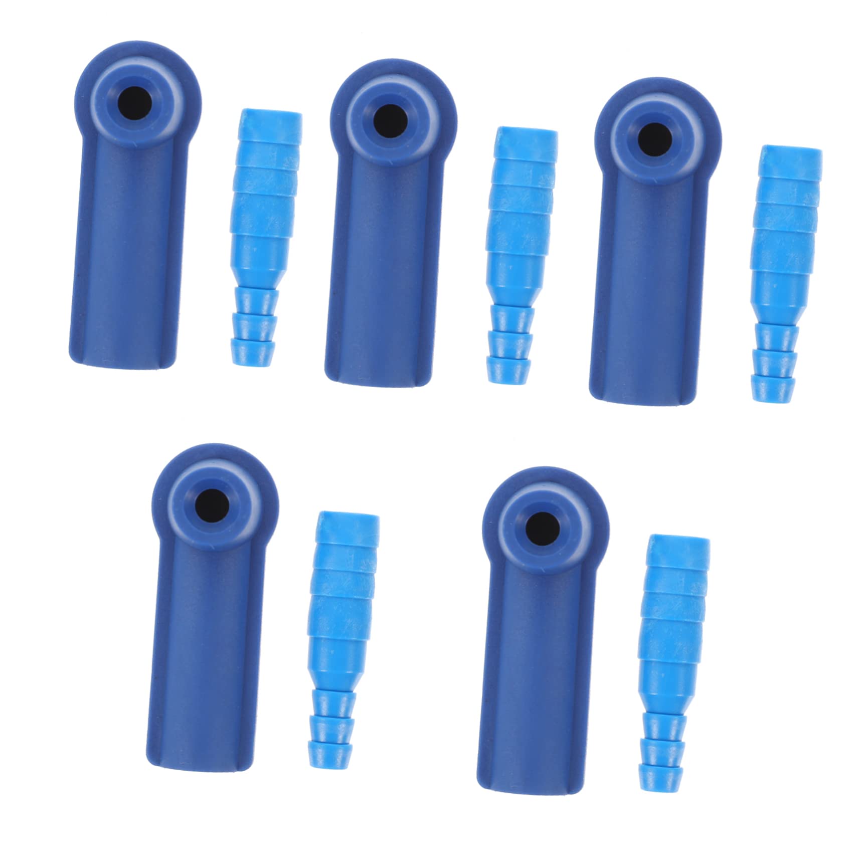 Cabilock 5Pcs Oil Bleeder Connector for Car Brake Fluid Exchange Easy to Install Brake Oil Changing Tool Durable and Efficient Brake Fluid Replacement Equipment