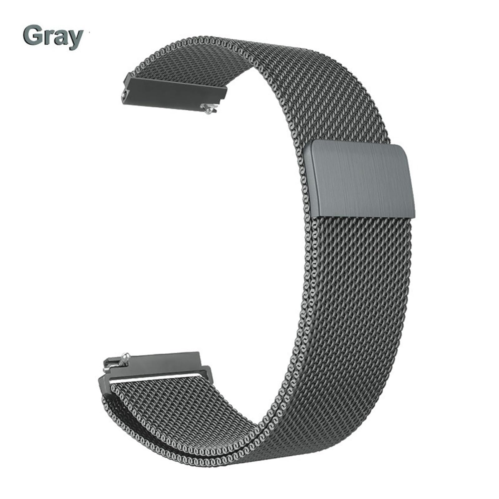 Bransoletka mediolańska Loop Metal 20 mm 22 mm Magnetic Stainless Steel for Garmin Vivoactive 3 4 5 6 Venu 2 3 4 41 mm 45 mm SQ Bracelet