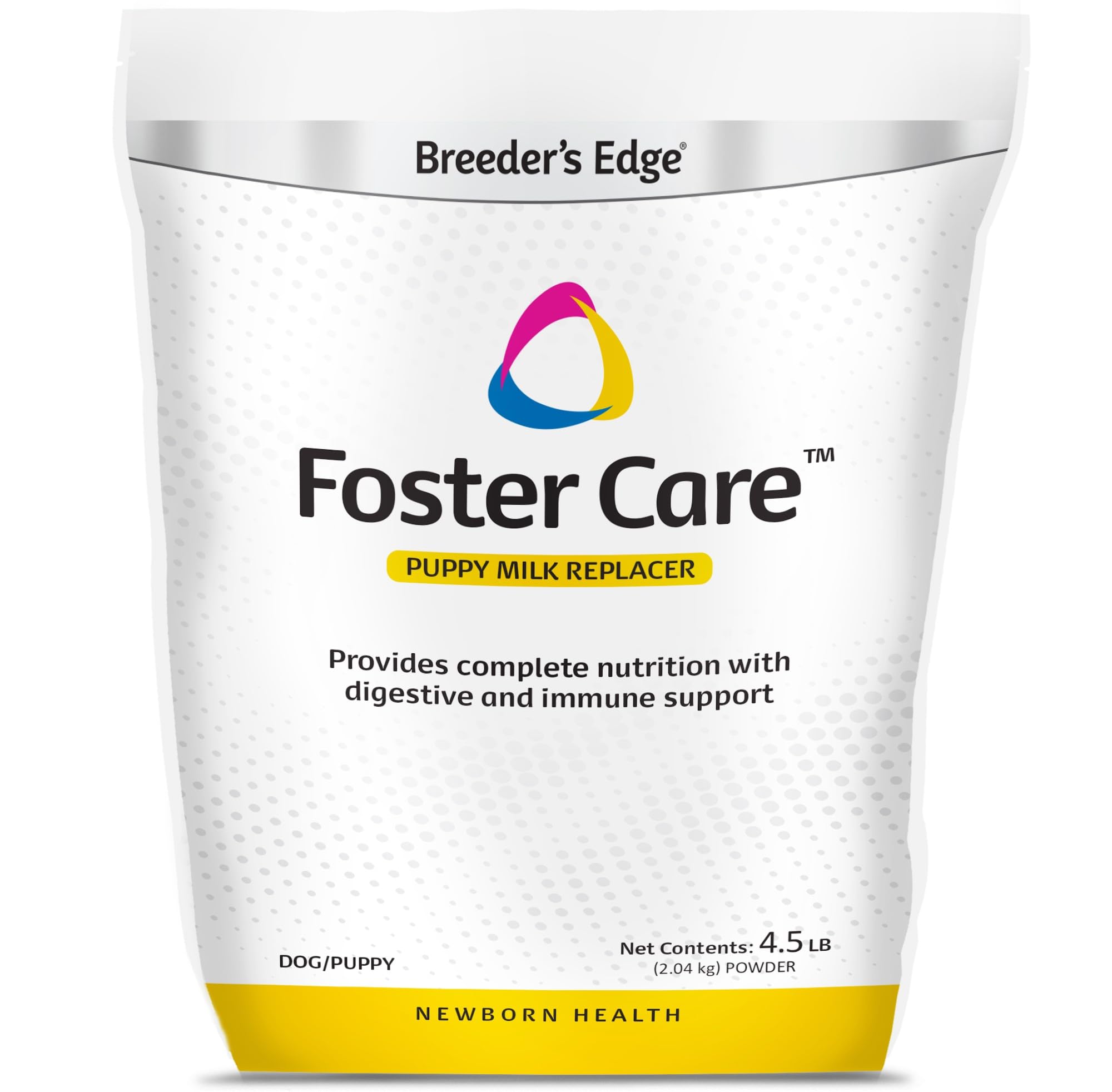 Breeder's Edge Foster Care Canine Milk Replacer Powder, Complete Nutritional Supplement for Puppies & Dogs, Supports Healthy GI & Immune System, Easy to Mix Formula, 4.5 lb