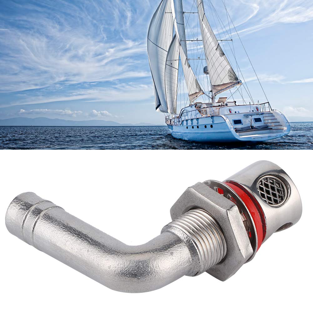 Soupape de mise à l'air libre du réservoir de carburant, aucun perçage de l'aération du réservoir de gaz de carburant Meulage fin polissage miroir pour navires pour yachts pour la(pliez)