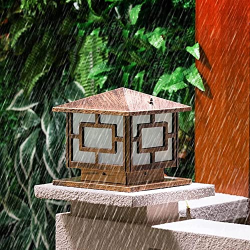 Lampe de balustre extérieure pour illuminer les jardins de villa