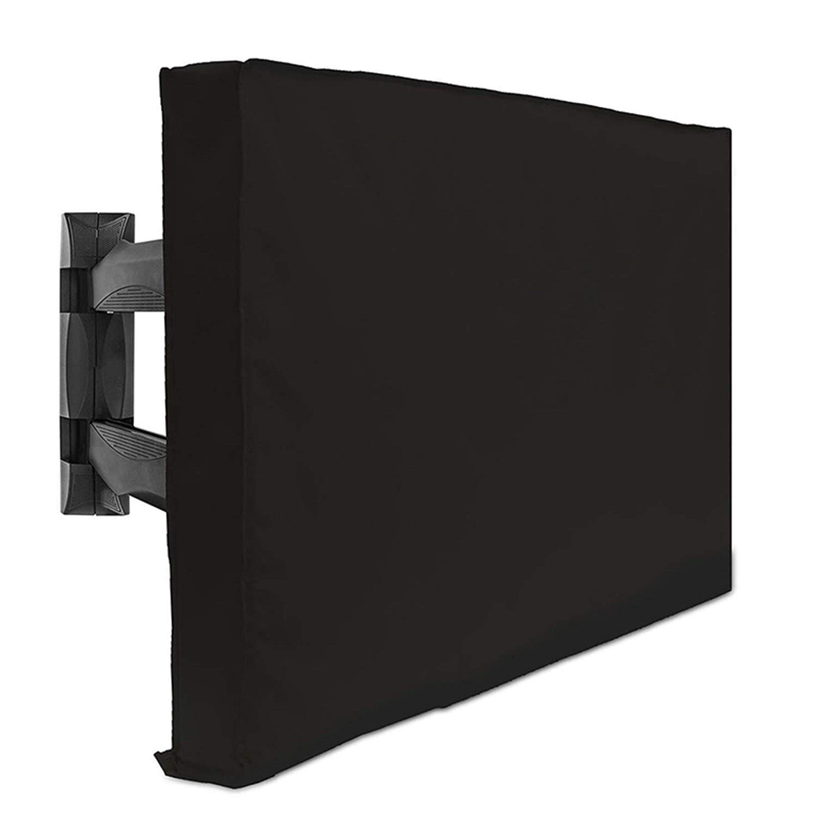 Copertura per TV da esterno, scatola impermeabile per TV esterna copertura anteriore trasparente copertura inferiore resistente alle intemperie e alla polvere materiale protegge la copertura della TV