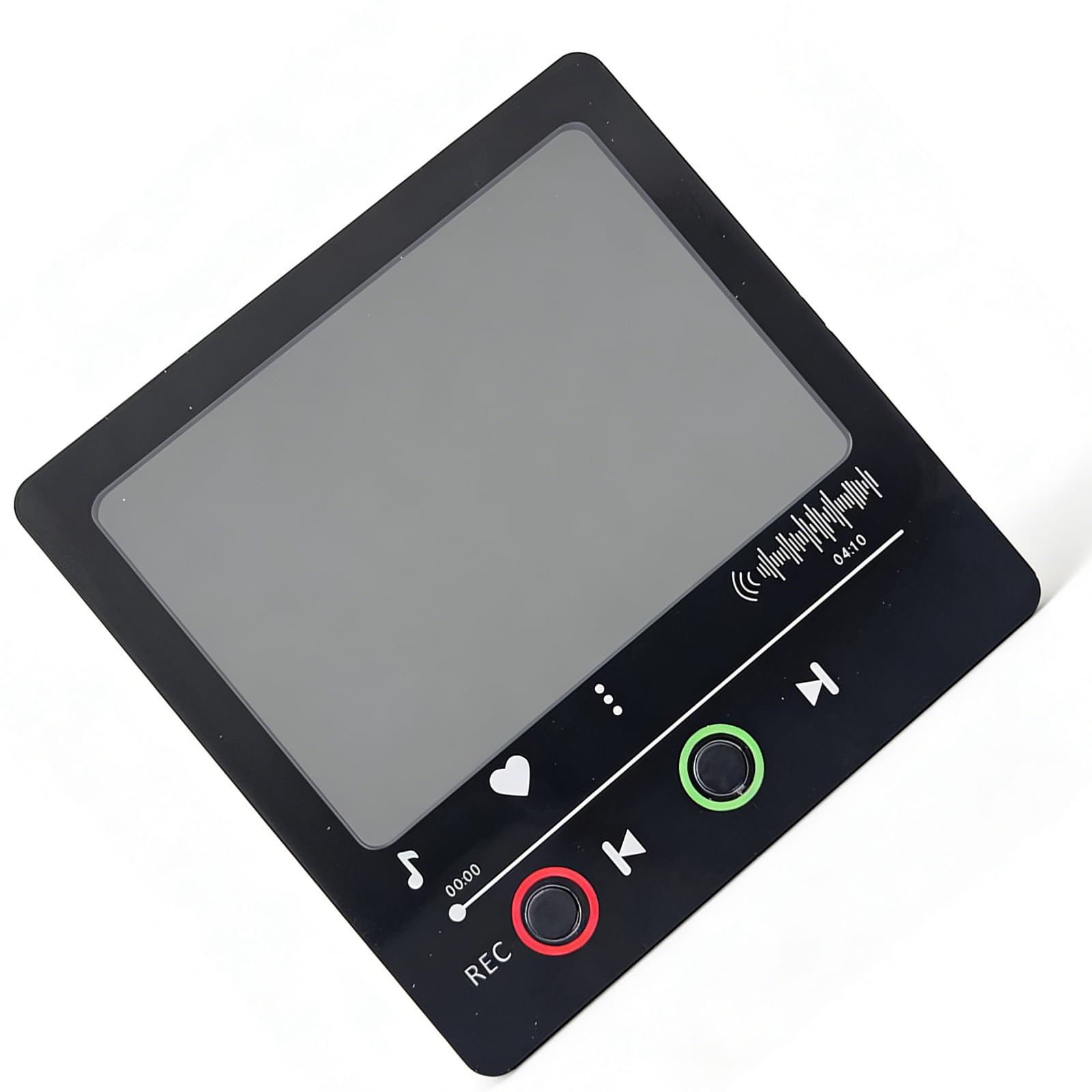 Uqezagpa Unique Music Fridge Magnet Featuring Insertable Picture Display and USB Rechargeable Power for Special Occasions Picture Music Magnet
