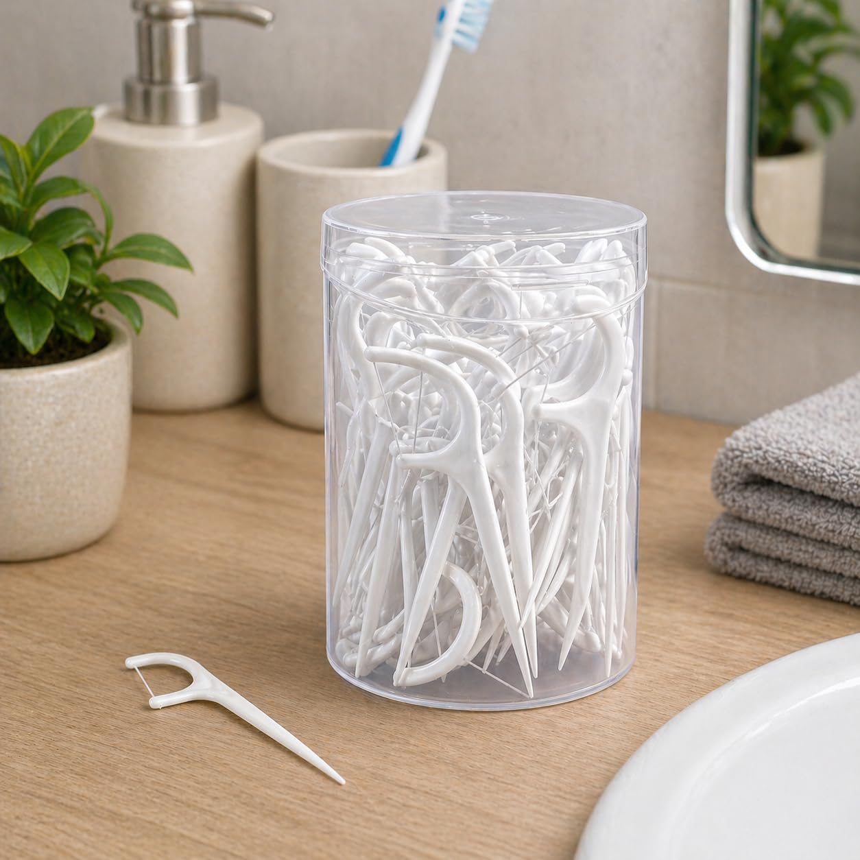Orret Home Kürdanlı Diş İpi 40 Adet – Diş İpli Kürdan, Diş Temizleme Çubuğu, Ağız ve Diş Hijyen Seti, Taşınabilir Kutulu Floss Kürdan, Pratik Ağız Bakım Aparatı