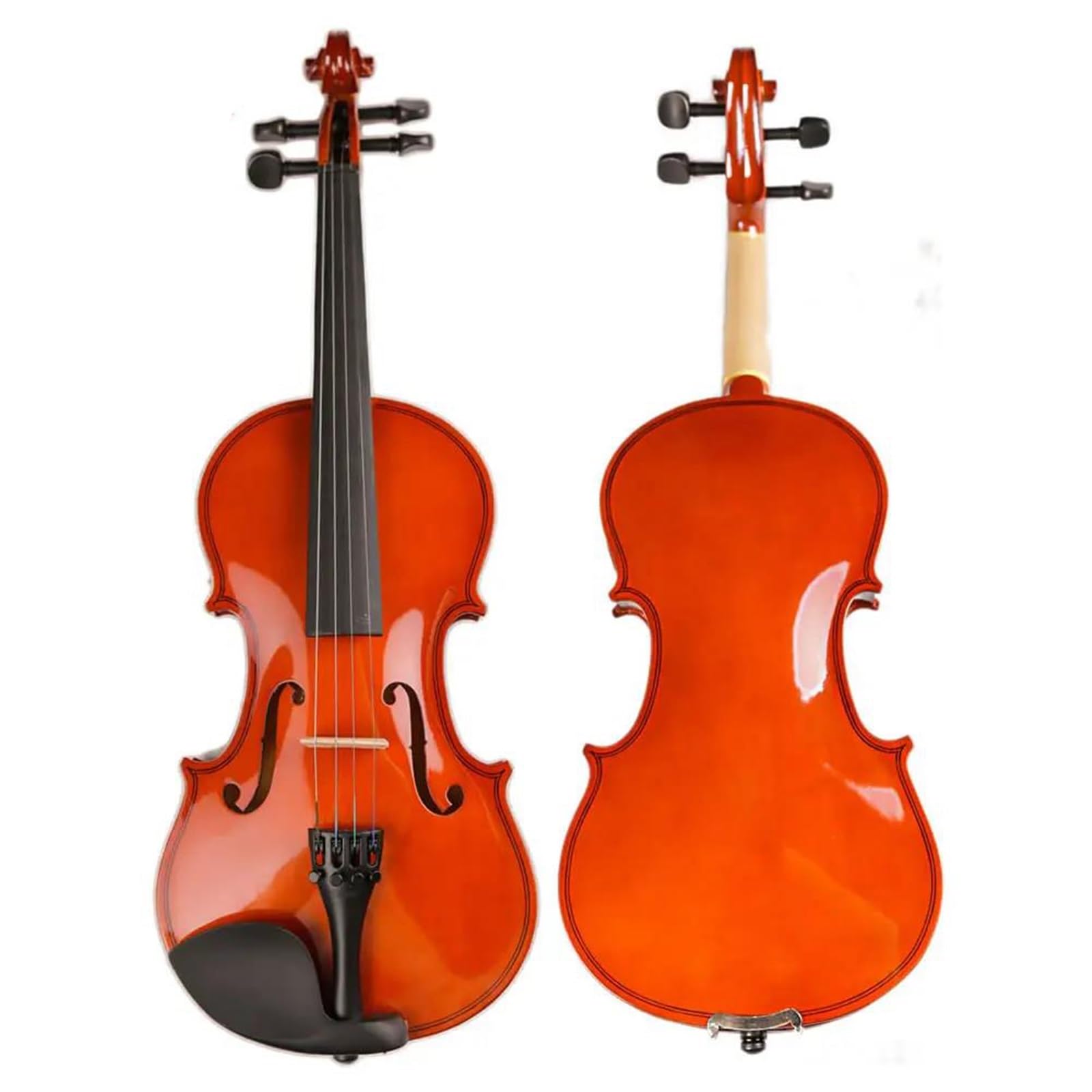 Violino Violino Acustico In Legno Massello Di Dimensioni Standard Con Corde Per Arco E Accessori Completi Per Principianti E Studenti Di Violino(1/8)