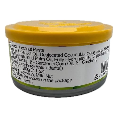 Miniatura 2 de Fu Fann - Sándwich de coco para untar, pasta de coco, 7.05 onzas