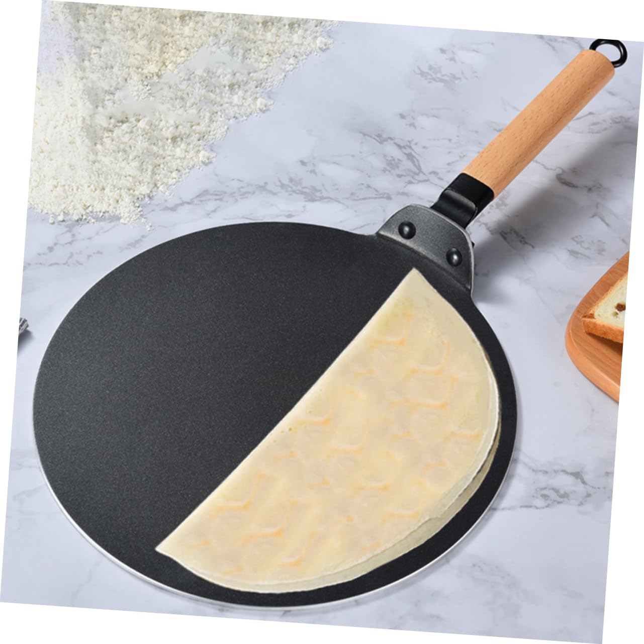 Ciieeo Ergonomic Handle Nonstick Frying Pan Set Pancake Crepe Griddle Tortilla Pan for Eggs Steak Baking Lightweight Easy Clean Multifunctional