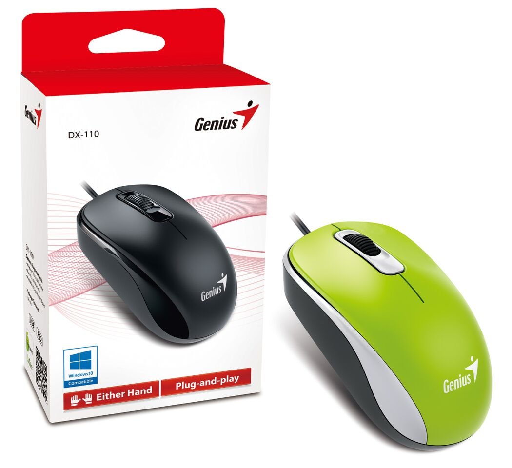 Amazon.com: Genius DX-110 PC Mouse, PC/Mac, 2 Ways 31010116105