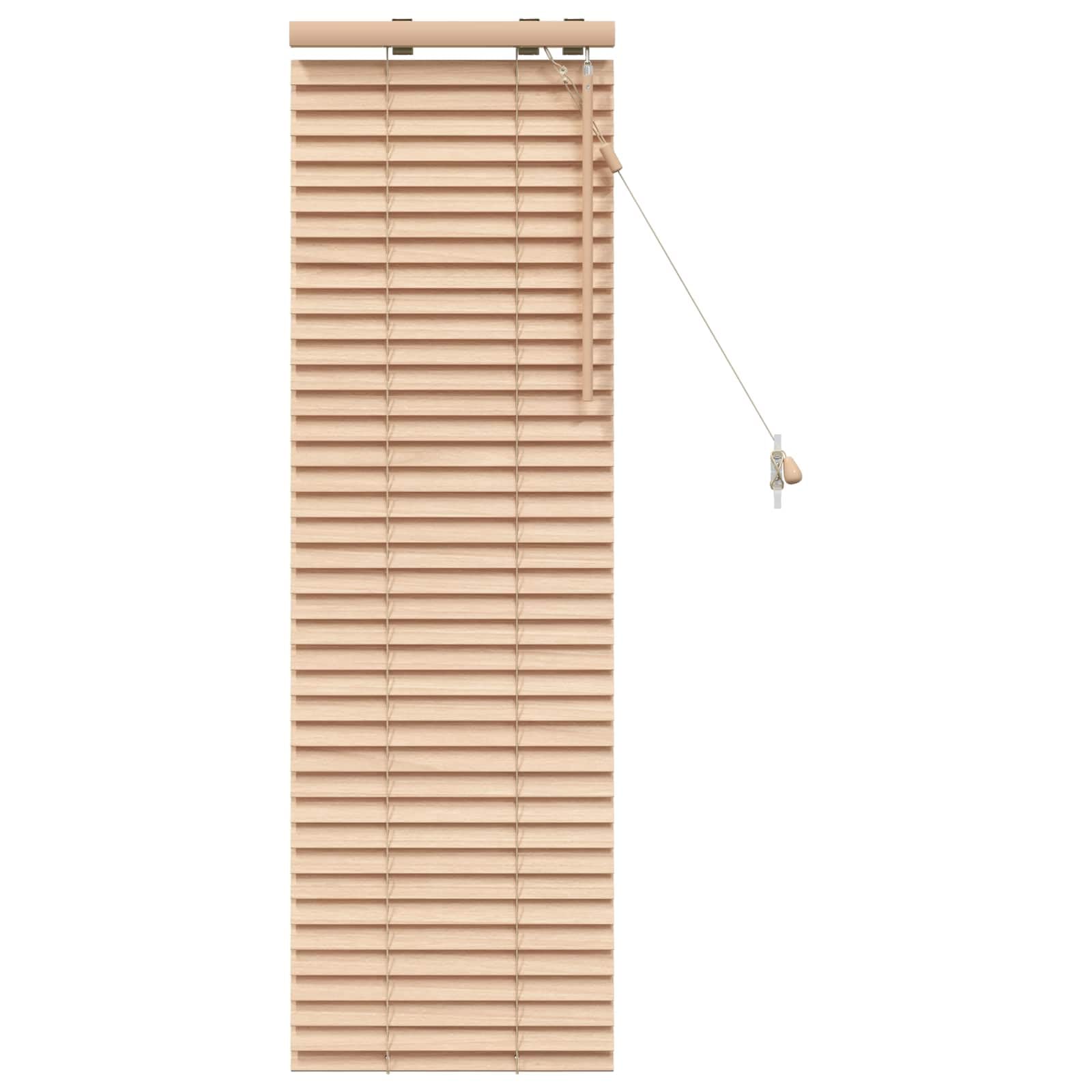 Persiana de madera contra reflejos y miradas externas en ventanas de salón de 45 x 130 cm