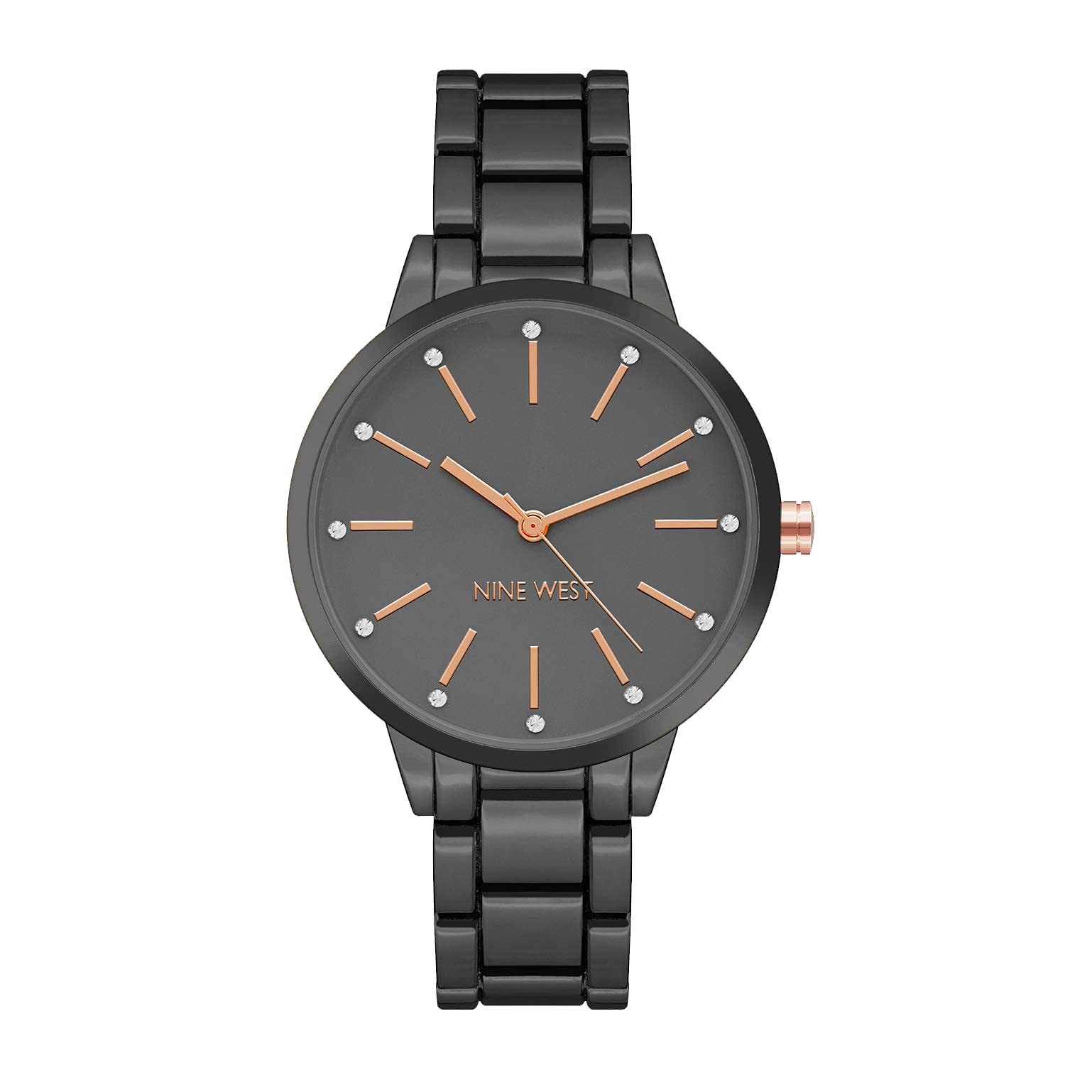 Nine West Analog Grey Dial Womens Watch-NW-2245GYGY (B07Q2VGFZ4) Amazon Price History, Amazon Price Tracker