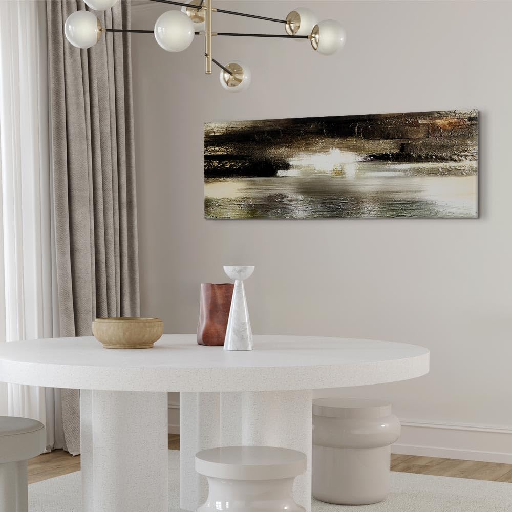 Murando Akustikbild – Modernes Wandbild Das Auch Schall Schluckt! Abstraktes Design, 120x40 Cm, Für Bessere Raumakustik