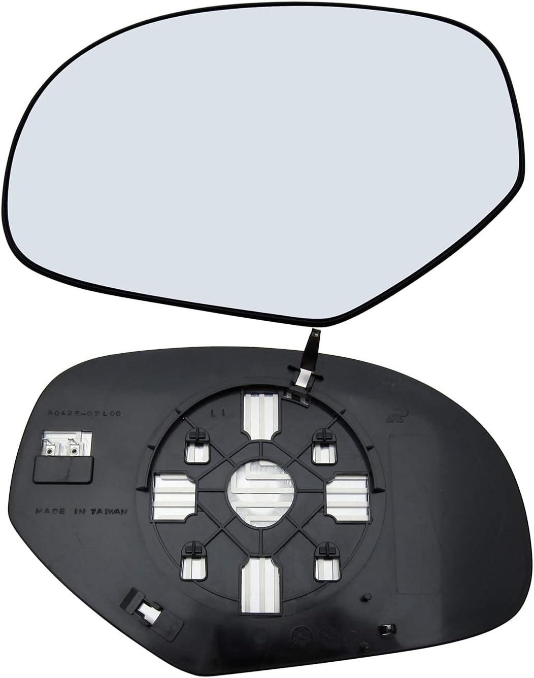 Driver Left Side Mirror Glass Replacement For 2007-2014 Chevy Silverado Avalanche Tahoe Suburban, GMC Sierra Yukon, Cadillac Escalade Heated Mirrors with Backing Plate GM1324137