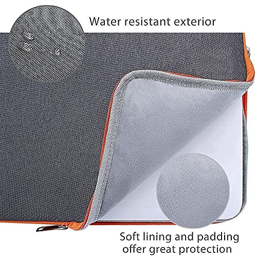 Procase 14-15.6 Inch Laptop Sleeve Case Protective Bag For Macbook Pro 16"/14" 15" 15.6" Dell Lenovo Hp Samsung Sony Chromebook Bundle With Metal Laptop Stand, Ergonomic Aluminum Laptop Holder #TOP3