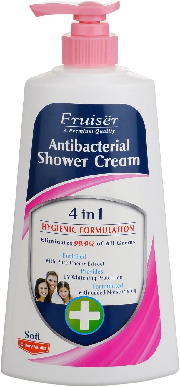 Fruiser Antibacterial Shower Cream Soft Cherry Vanilla 800 Ml