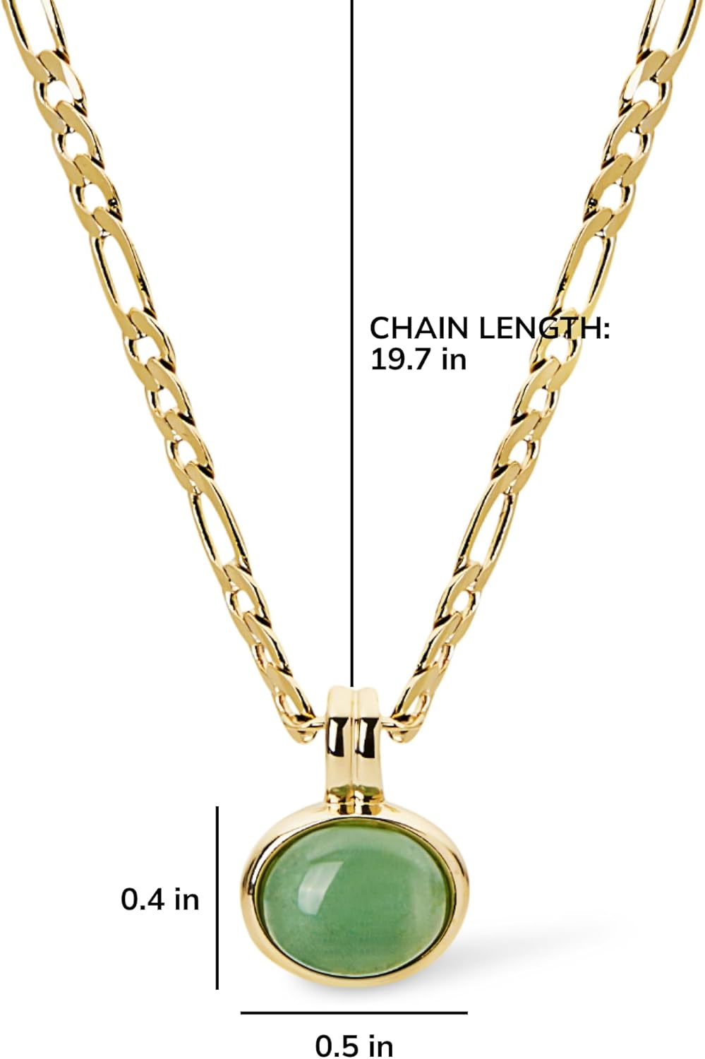 Ana Luisa Pendant Necklaces for Women - 14K Gold Plated and Silver Rhodium Necklace - Pearl, Heart, Circle, Moonstone, Gemstone, Knot Charm Styles - Hypoallergenic, Dainty, Trendy Layering Necklaces - Image 5