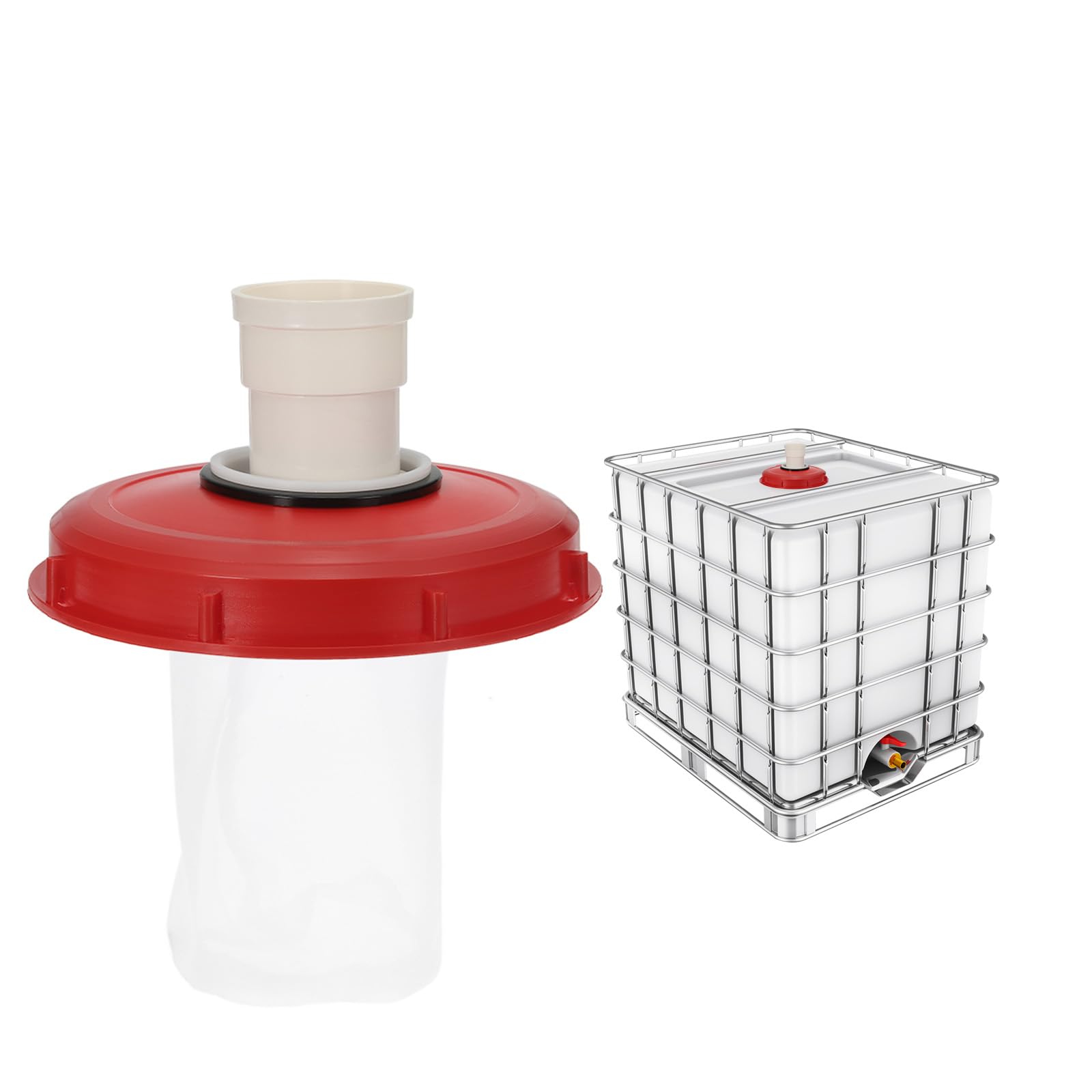 PATIKIL Straight IBC Lid Filter Cover