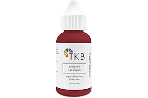 DIY Pigment Lip Gloss Base Color - Strong Red (1floz)