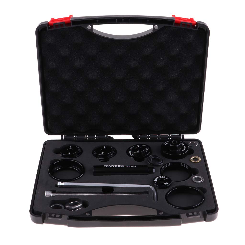 Prettyia BB Press Fit Tool Bike Bottom Bracket Bearing Install Kit Removal BB Removing Disassemble A