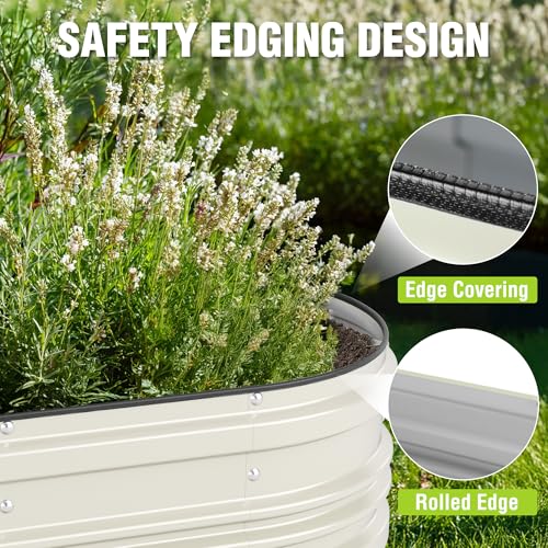 50% Off WORKPRO Galvanized Raised Garden Bed 4x2ft - Image 4
