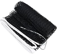 PreAsion 42FT Professional Tennis Net - UV-Resistant PE, Galvanized Steel Rope, Copper Grommets for Indoor/Outdoor Courts