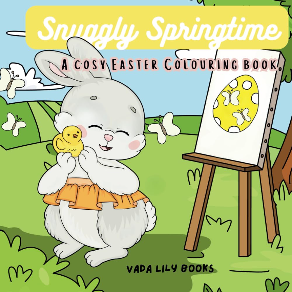 Snuggly Springtime: A Cosy Easter Colouring Book