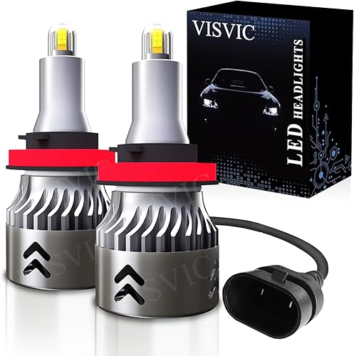 VISVIC Bombillas LED para faros delanteros Toyota Tacoma 2016 2017 2018 2019 2021 2022, bombillas LED H9 H8 H11 de haz altobajo, kit de bombillas