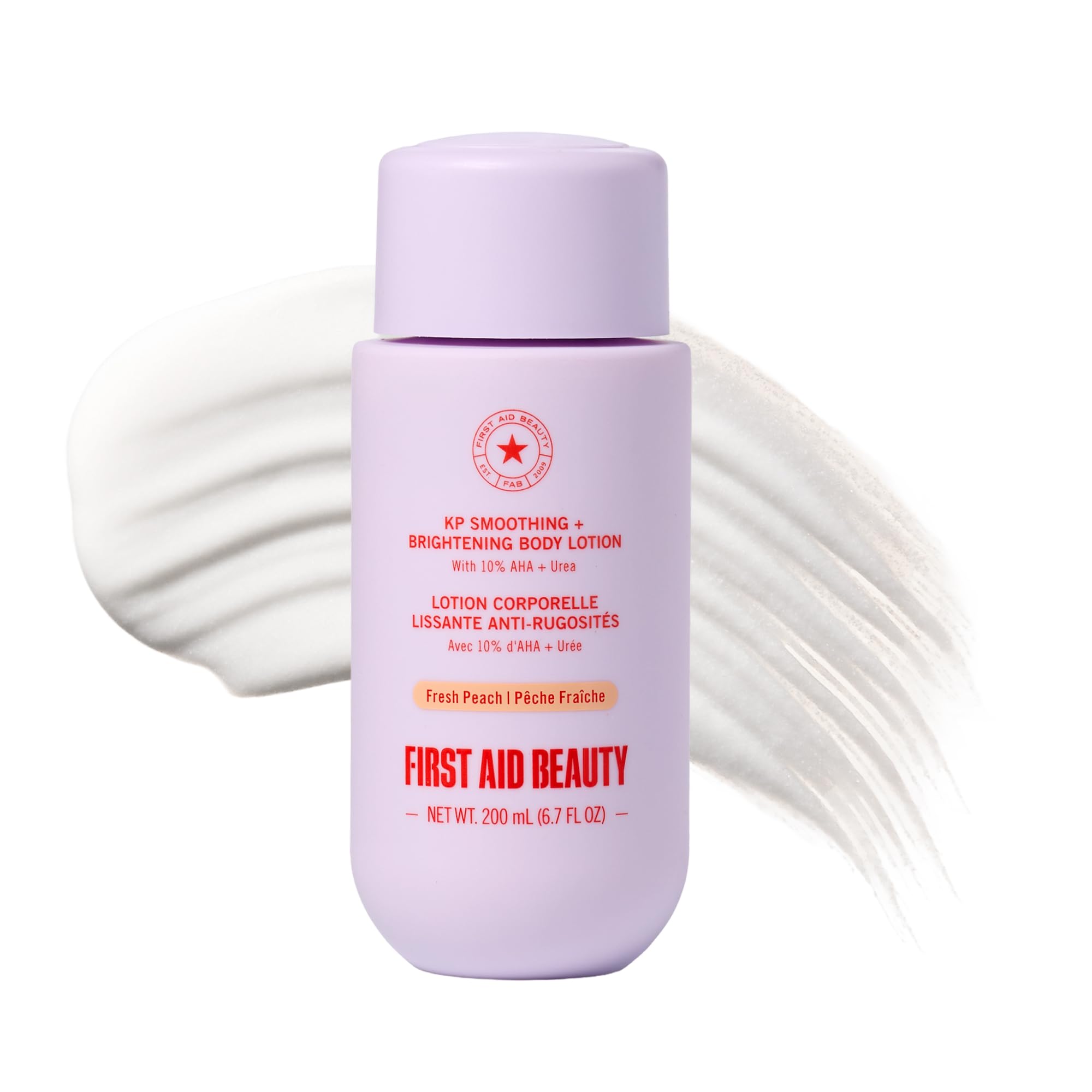 First Aid Beauty Peach Body Lotion - Exfoliate & Hydrate -1
