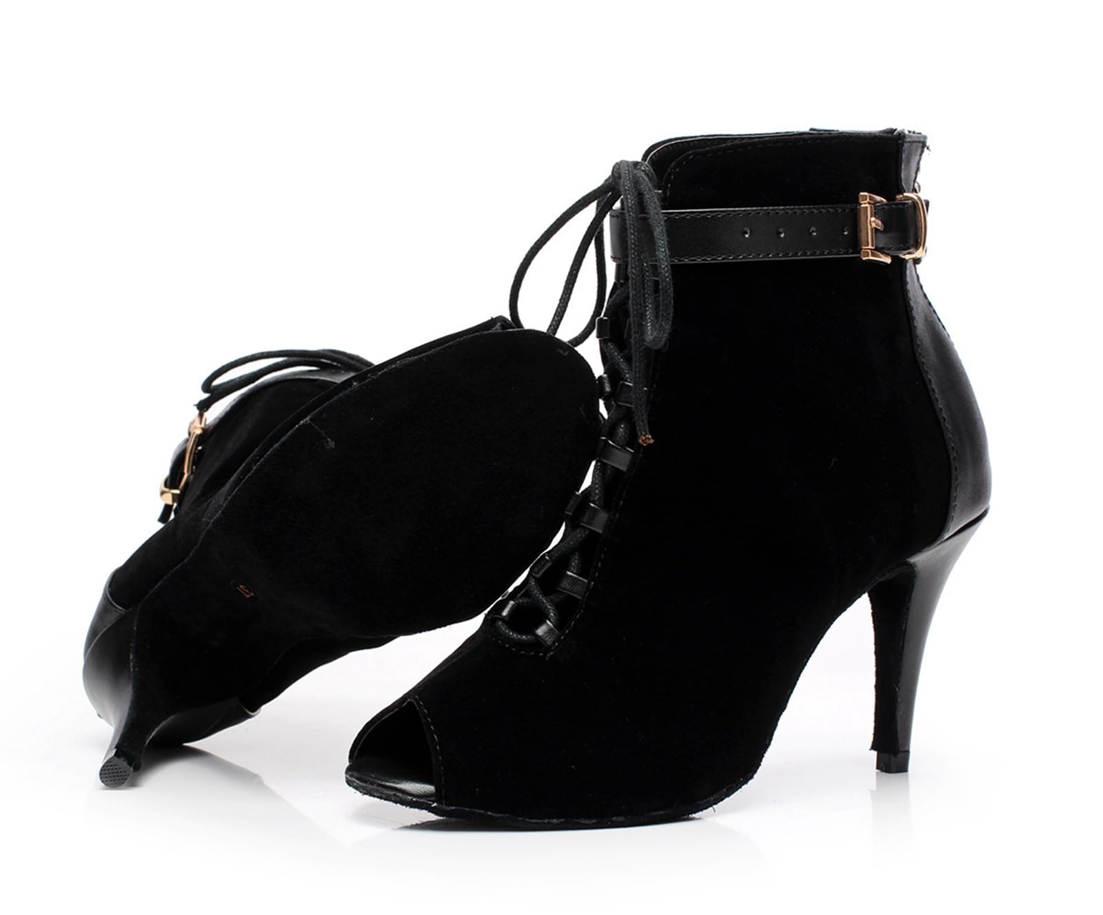 Tanzschuhe Damen Latein Ballsaal Schuhe Offene Sexy Abend Sandalen Stiefeletten