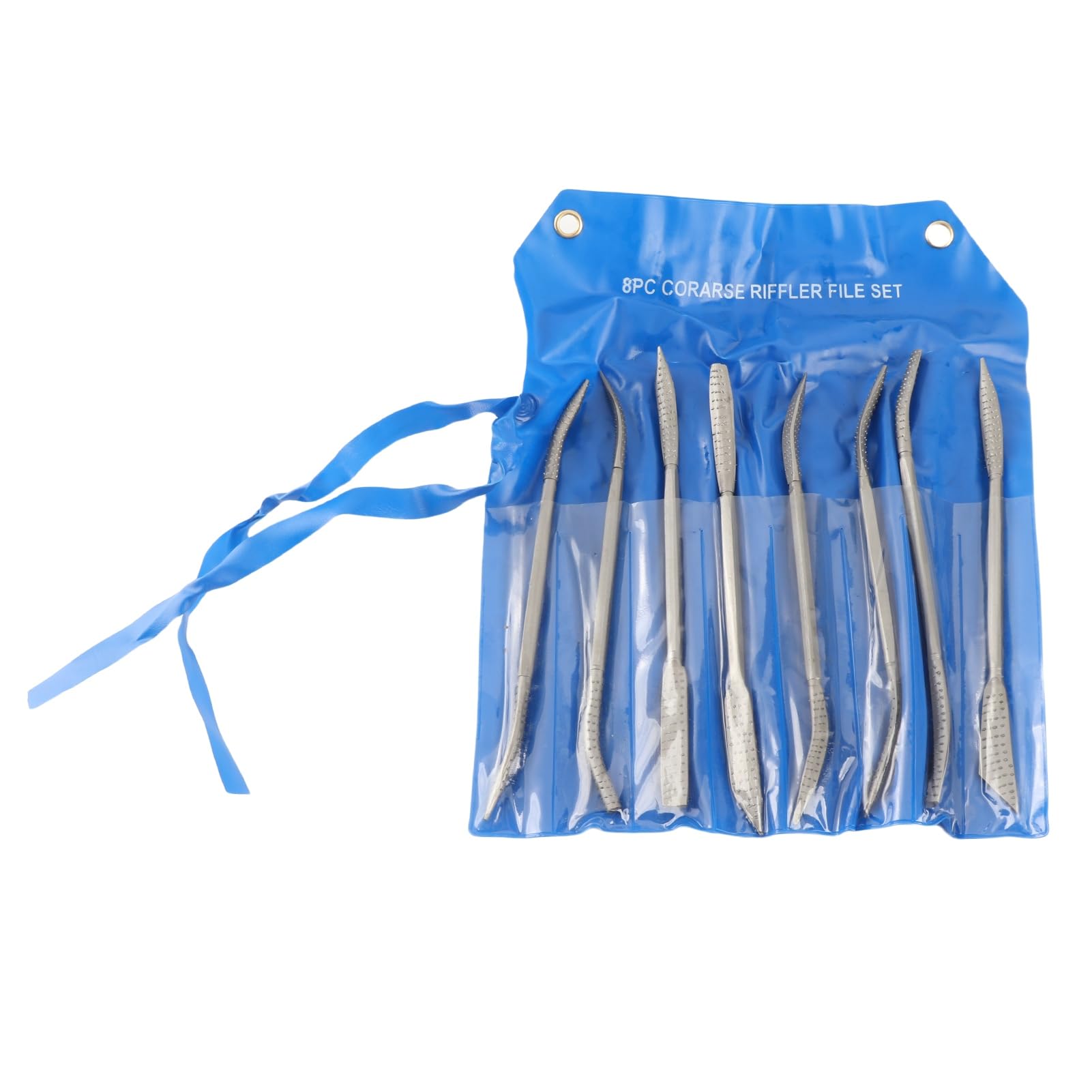 8 Uds limas madera y escofinas doble punta, juego limas carpintería Riffler, herramientas para tallado y lijado profesional