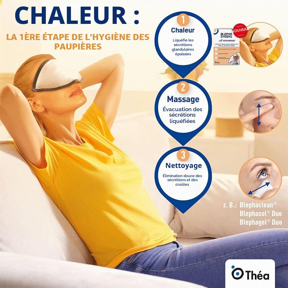 Thea Pharma BLEPHA EYEBAG Masque thermique pour les yeux 1 pièce
