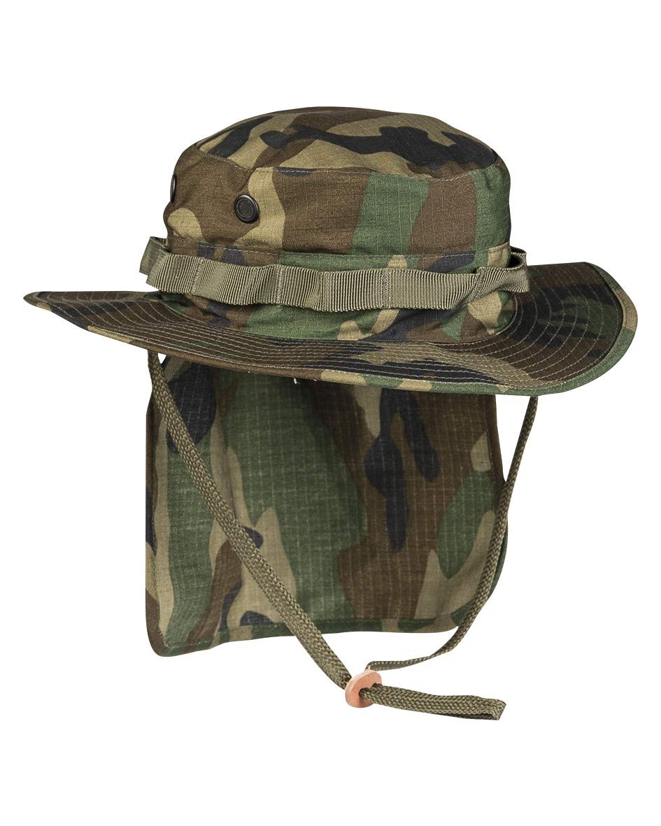 Mil-Tec Cappello Da Sole Tropicale Black Snake® - Cappello Floscio Uomo/donna Con Sottogola E Tesa Regolabile - 2