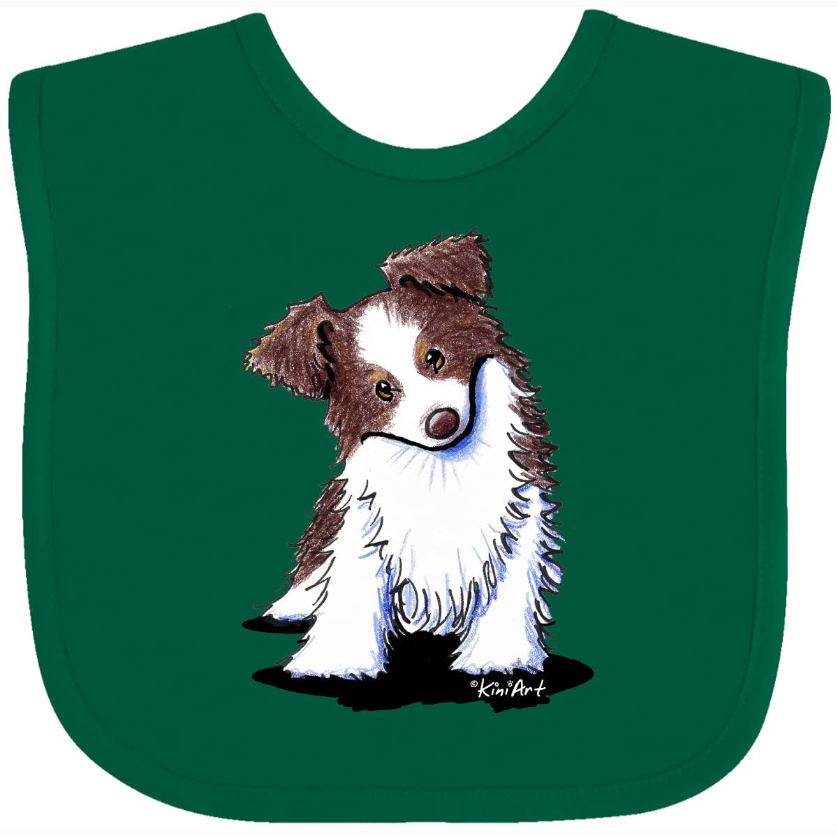 inktasticAustralian Shepherd Baby Bib - KiniArt