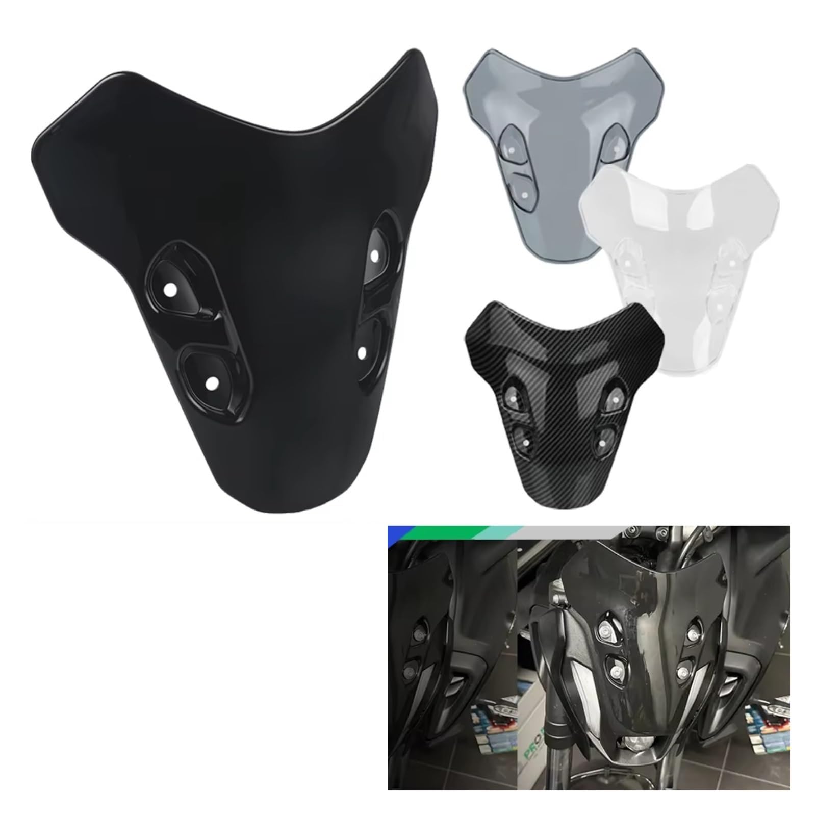 Compatible Avec Yamaha Pour MT-07 2021 2022 2023 2024 2005 Pare-brise Moteur Coupe-vent Accessoires De Déflecteur