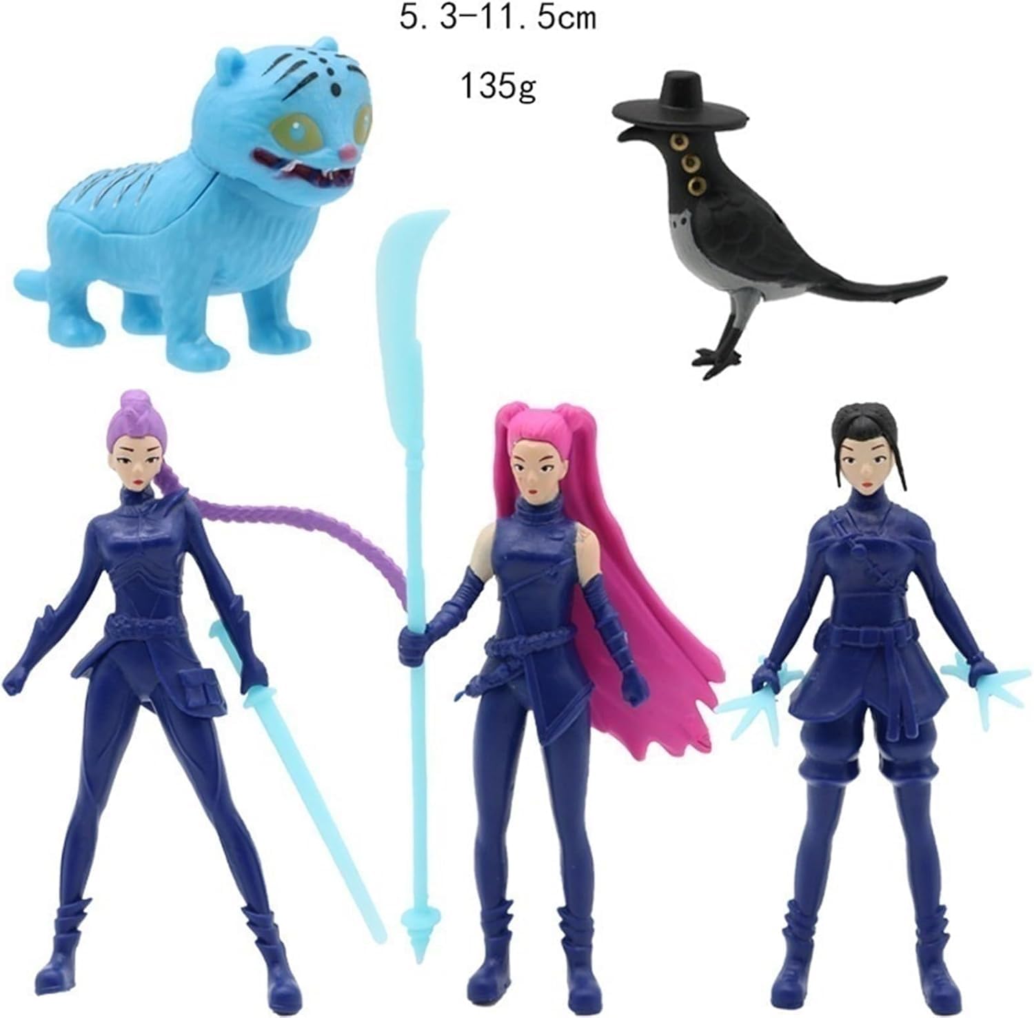 K-pop Dämon Rumi Action Figuren - 18-teiliges Set PVC Sammlerfiguren