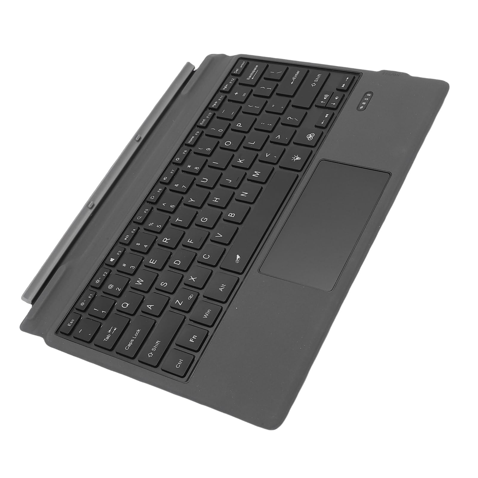 Elprico Teclado Bluetooth Desmontable, Teclado de Viaje Inalámbrico Retroiluminado con Panel Táctil de Vidrio y Bisagra Magnética, para Latitude 7320 5285 5290 7200 7210 K19M