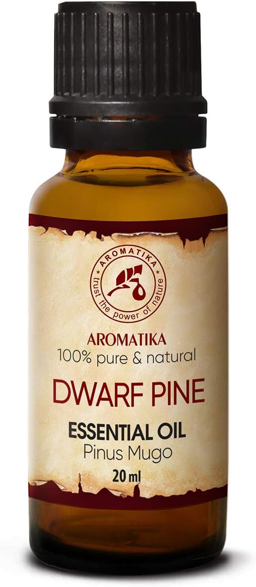 Aceite Esencial de Pino Enano 20ml - Pinus Mugo - Austria - 100% Puro & Natural para Baño - Sauna - Aromaterapia - Dwarf Pine Essential Oil