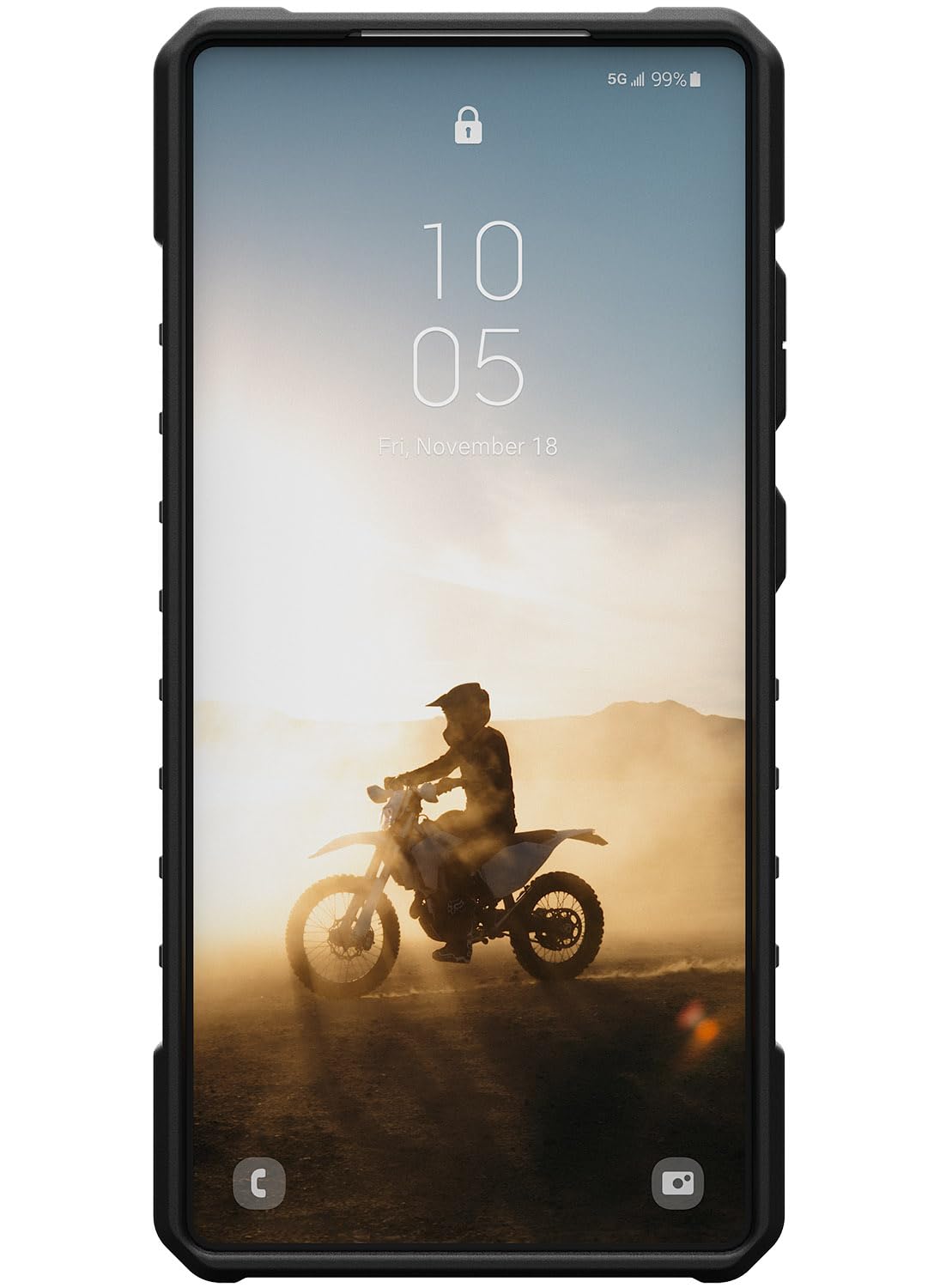 Urban Armor Gear Pathfinder Case Samsung Galaxy S25 Ultra Housse (Designed for Samsung, Compatible avec Le Chargement sans Fil, Coque pour téléphone Portable aux Normes Militaires) Noir