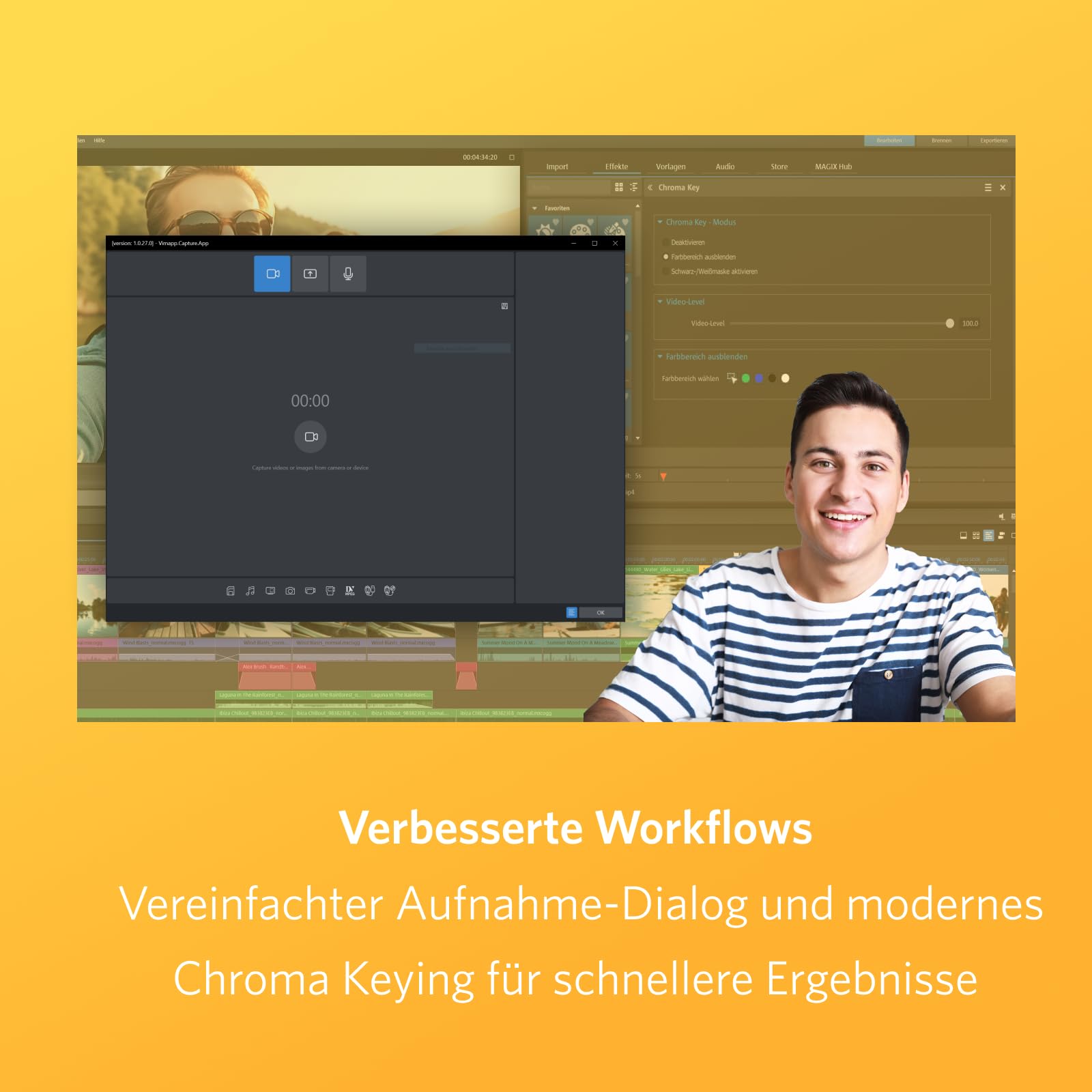 BUNDLE: MAGIX Video deluxe 2025 + BUCH - Videobearbeitung für alle | Videobearbeitungsprogramm | für Windows 10/11 PC | 1 PC-Volllizenz für 2 Geräte [dvd_rom,software_key_card]