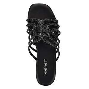 【NINE WEST】Grassa ブロックヒール エンブレリッシュ サンダル NINE WEST】Grassa ブロックヒール エンブレリッシュ サンダル