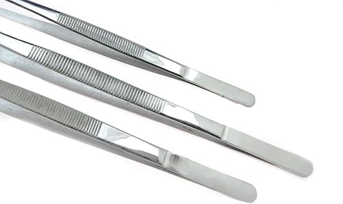 Miniatura 5 de SE TW2-408, juego de pinzas con puntas serradas, longitudes: 12”, 10”, 8”, 3 unidades