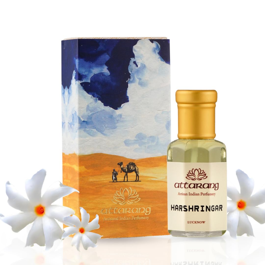 Attarang Harshringar Attar | Parijat, Night Jasmine | Premium Perfume Oil for Devotional & Daily Use | Long-Lasting Attar 10ml-image-2