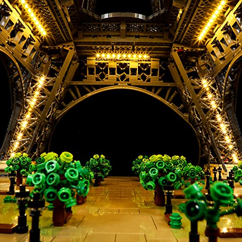 Image of BRIKSMAX LED Lighting Kit for Architecture The Eiffel Tower - Compatible With Lego 10307 Building Blocks Model - Not Include Set