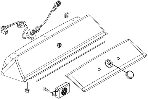 Whirlpool W11112656 OEM arandela tablero de control electrónico, plata