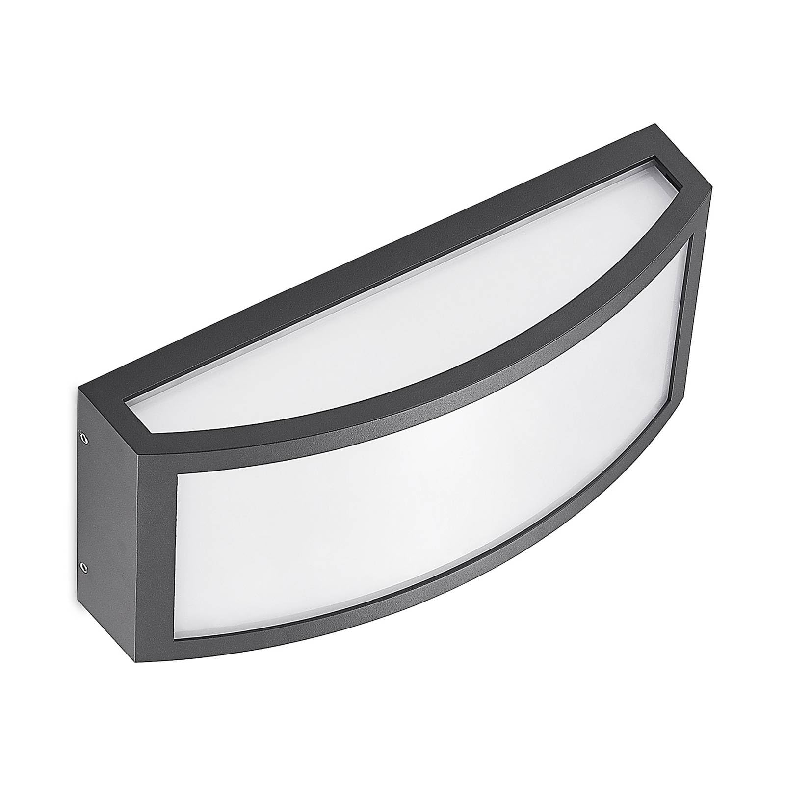 Lindby Jakari Led Outdoor Wall Light, Angular, White