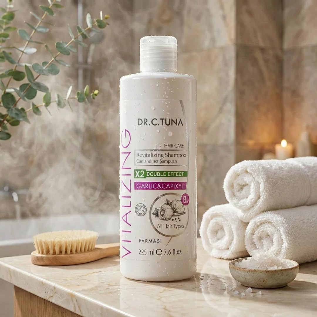 美容液 hapi Amazon.com: Dr C Atún Vitalizing Ajo & Capixyl Champú 7.6 fl oz