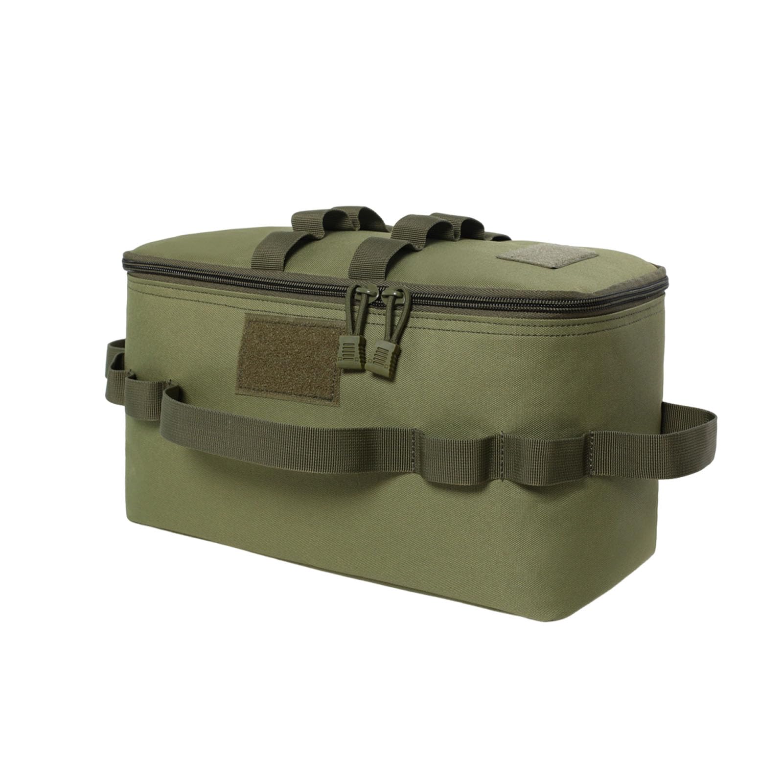 Camping Storage Bag for Gas Canisters - Waterproof Portable Utensil Organizer for Outdoor Stove, Grill & Picnic Equipment (Army Green)