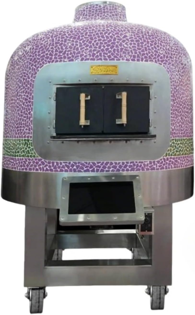 Portable Outdoor Pizza Maker with Stone Cooking Surface and Vent Control, Ideal for Backyard Entertaining, Pizza Baking and Roasting Foods